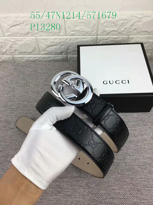 Belts-Gucci, Code： GGP010401,$: 55USD