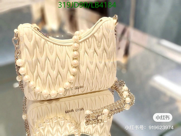 Miu Miu Bag-(Mirror)-Handbag-,Code: LB4184,$: 319USD