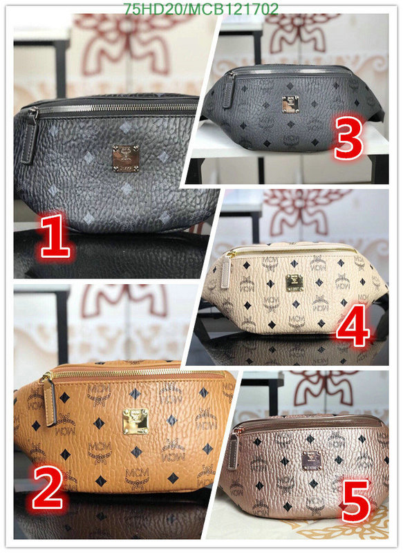 MCM Bag-(Mirror)-Belt Bag-Chest Bag--,Code: MCB121702,$: 75USD