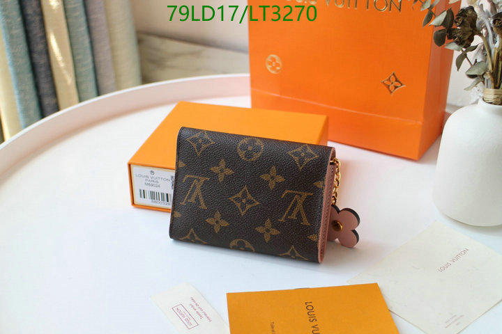 LV Bags-(Mirror)-Wallet-,Code: LT3270,$: 79USD