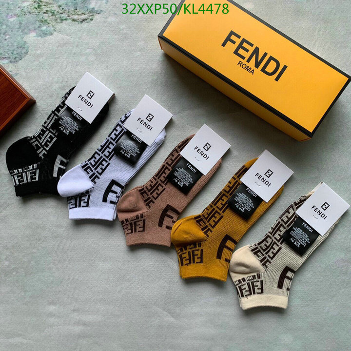 Sock-Fendi, Code: KL4478,$: 32USD