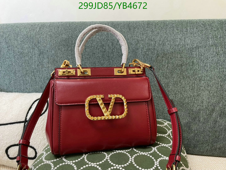 Valentino Bag-(Mirror)-Handbag-,Code: YB4672,$: 299USD