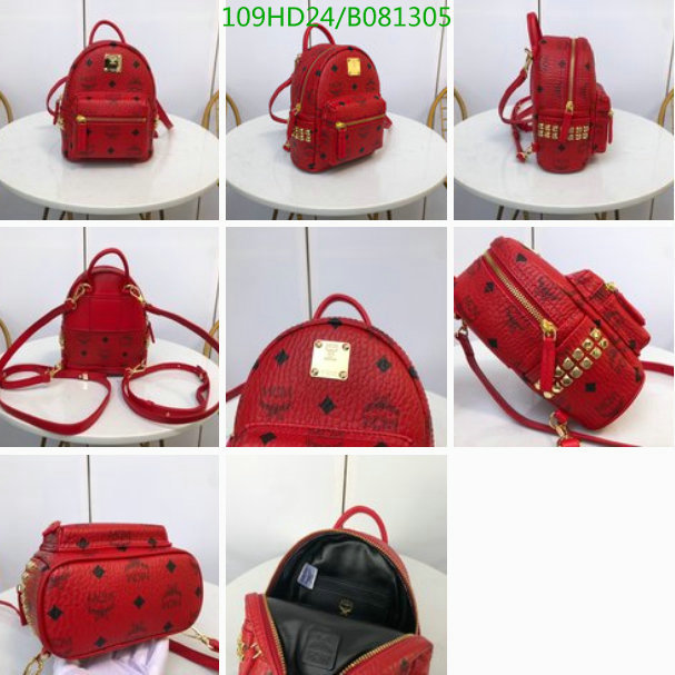 MCM Bag-(Mirror)-Backpack-,Code: B081305,$: 109USD