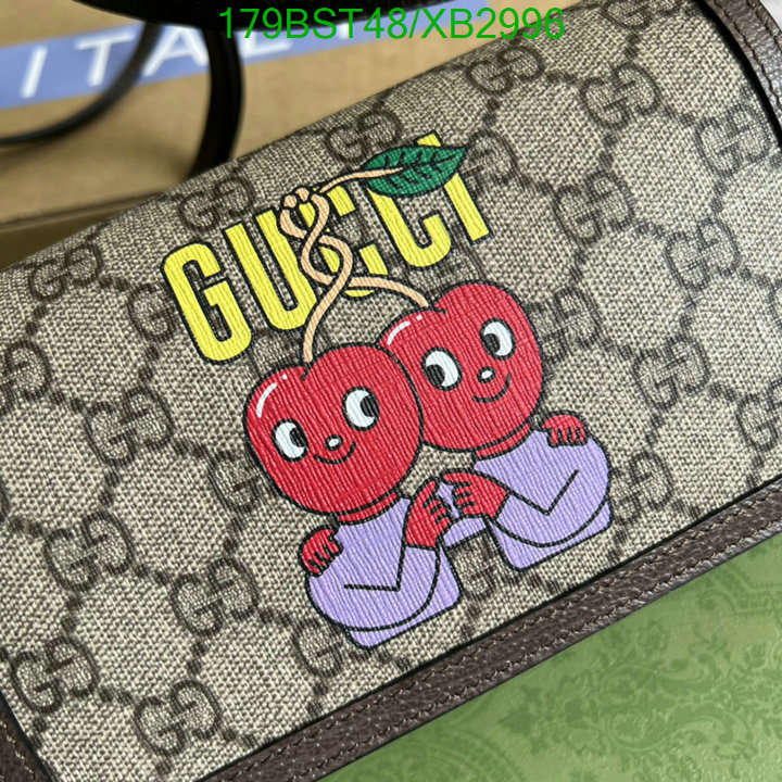 Gucci Bag-(Mirror)-Diagonal-,Code: XB2996,$: 179USD