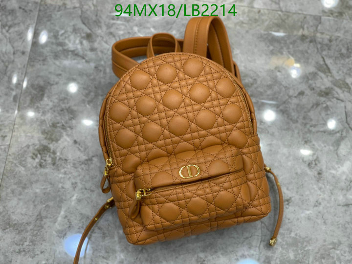 Dior Bags-(4A)-Backpack,Code: LB2214,$: 94USD