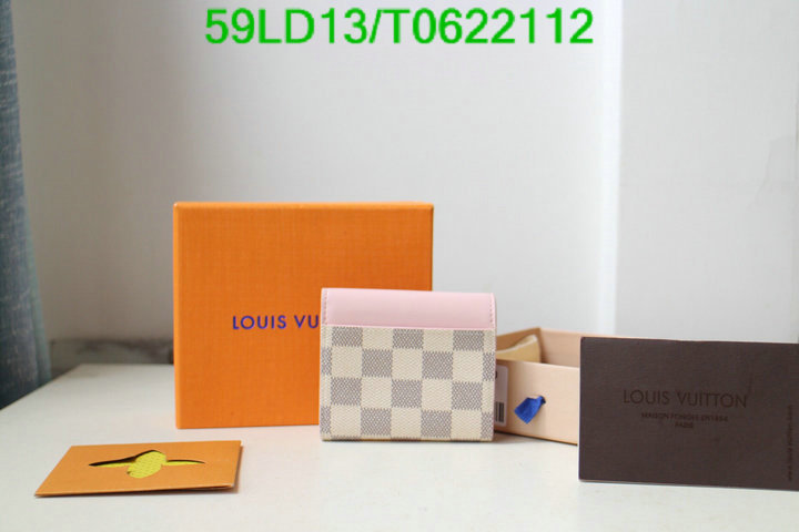 LV Bags-(Mirror)-Wallet-,Code: T0622112,$: 59USD