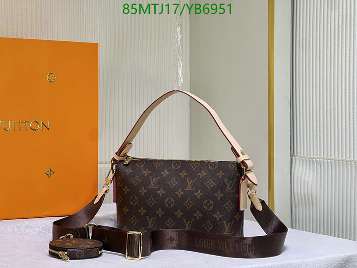 LV Bags-(4A)-Handbag Collection-,Code: YB6951,$: 85USD