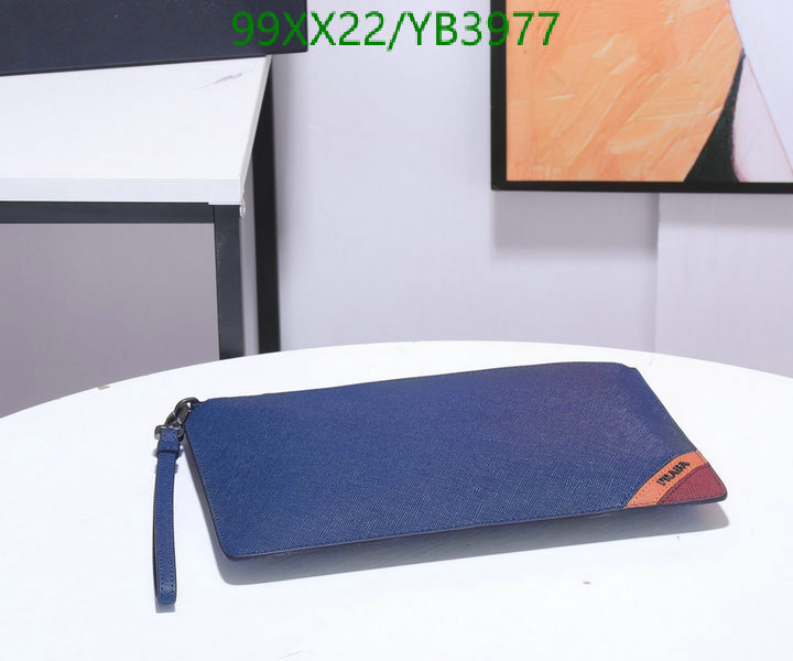 Prada Bag-(Mirror)-Clutch-,Code: YB3977,$: 99USD