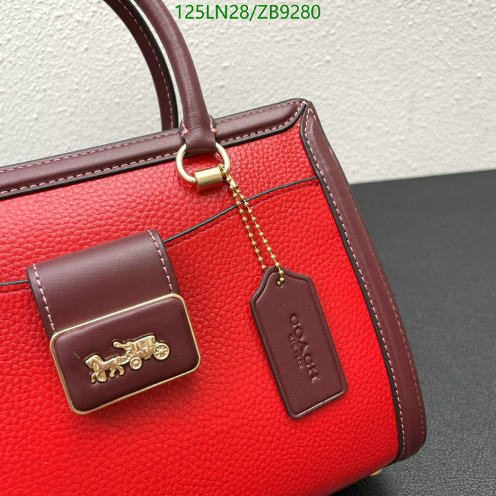 Coach Bag-(4A)-Handbag-,Code: ZB9280,$: 125USD