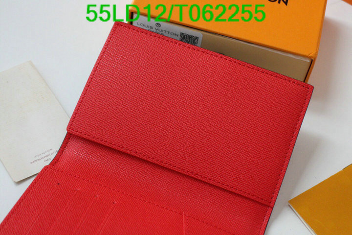 LV Bags-(Mirror)-Wallet-,Code: T062255,$: 55USD