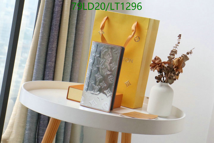 LV Bags-(Mirror)-Wallet-,Code: LT1296,$: 79USD