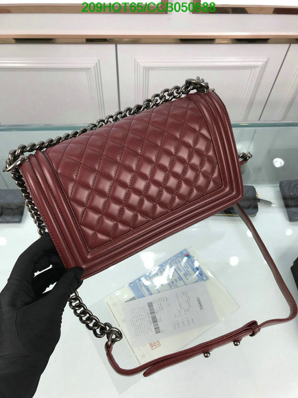 Chanel Bags -(Mirror)-Le Boy,Code: CCB050688,$: 209USD