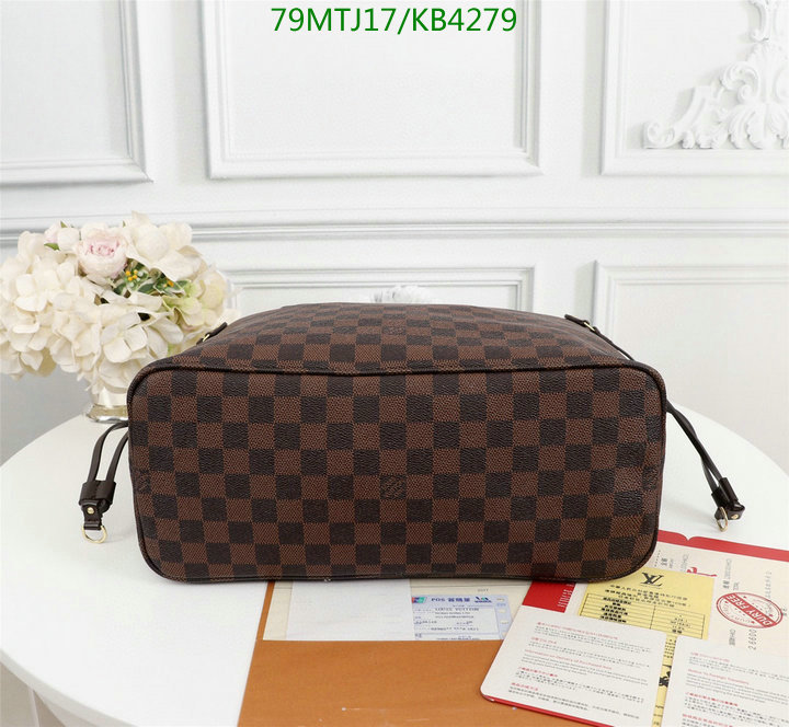 LV Bags-(4A)-Neverfull-,Code: KB4279,$: 79USD