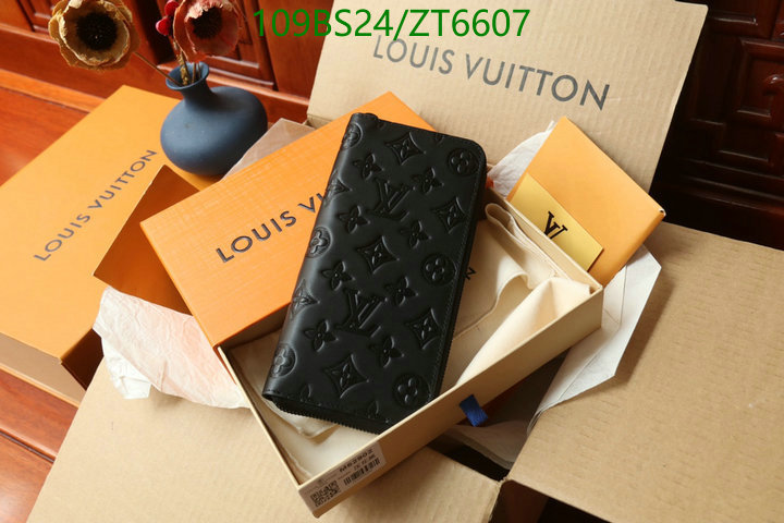 LV Bags-(Mirror)-Wallet-,Code: ZT6607,$: 109USD