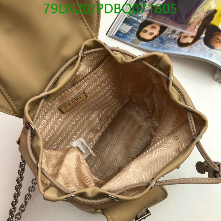 Prada Bag-(4A)-Backpack-,Code:PDBQ071805,$: 119USD