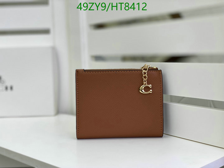 Coach Bag-(4A)-Wallet-,Code: HT8412,$: 49USD