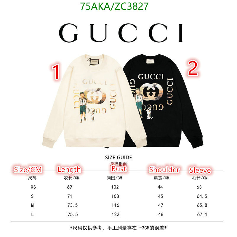 Clothing-Gucci, Code: ZC3827,$: 75USD