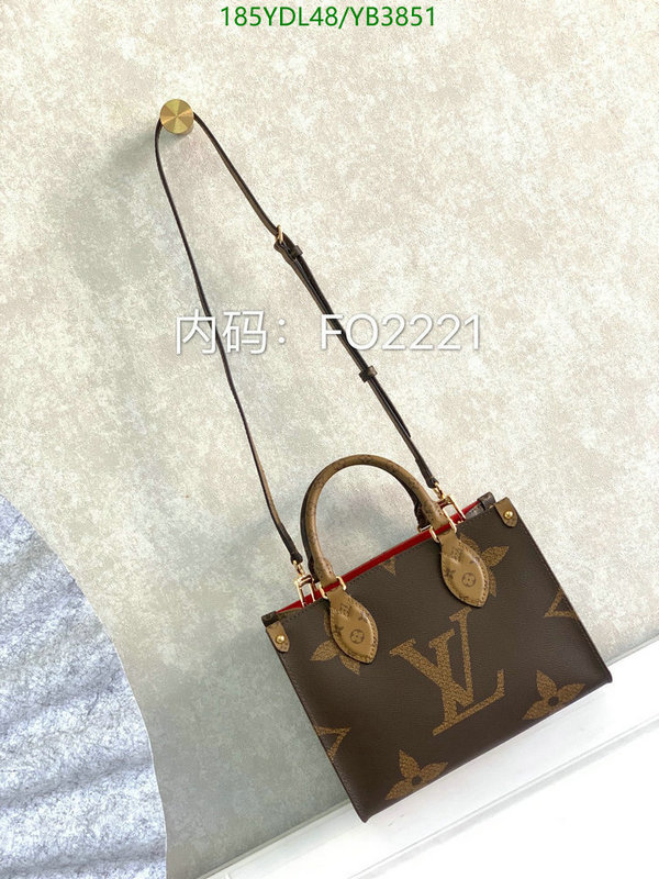 LV Bags-(Mirror)-Handbag-,Code: YB3851,$: 185USD
