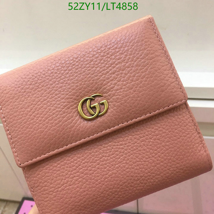 Gucci Bag-(4A)-Wallet-,Code: LT4858,$: 52USD