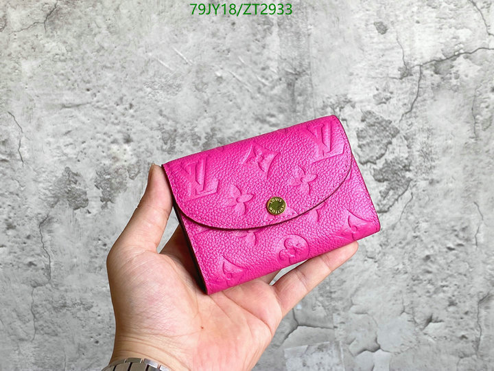 LV Bags-(Mirror)-Wallet-,Code: ZT2933,$: 79USD