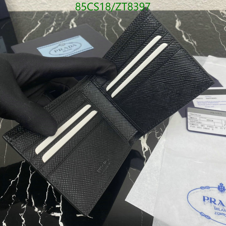 Prada Bag-(Mirror)-Wallet-,Code: ZT8397,$: 85USD