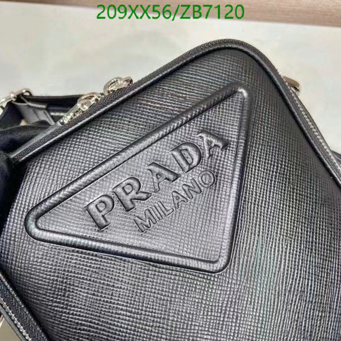 Prada Bag-(Mirror)-Diagonal-,Code: ZB7120,$: 209USD