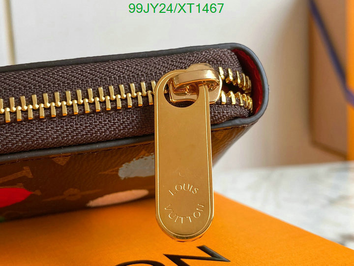 LV Bags-(Mirror)-Wallet-,Code: XT1467,$: 99USD