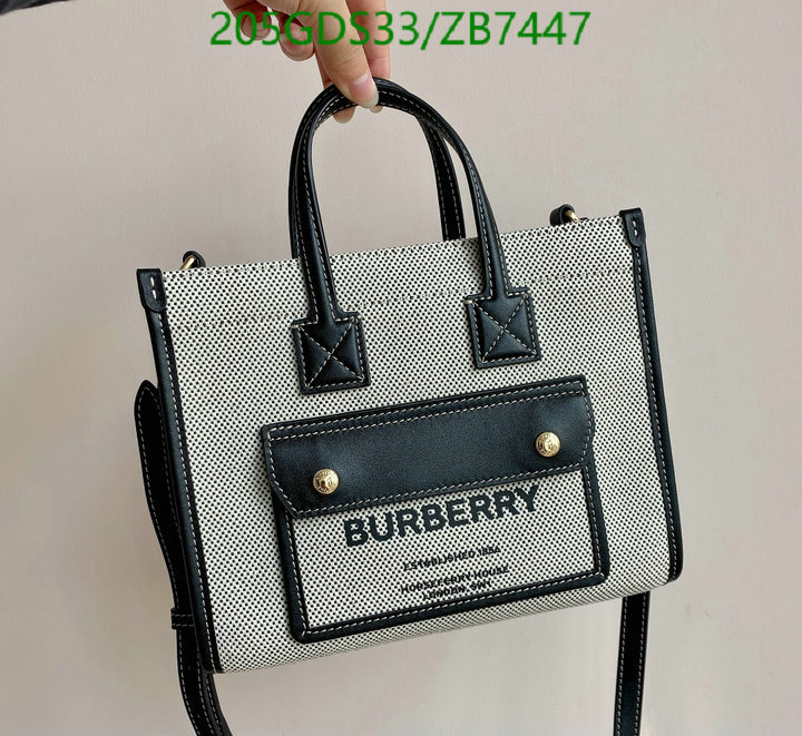 Burberry Bag-(Mirror)-Handbag-,Code: ZB7447,$: 205USD