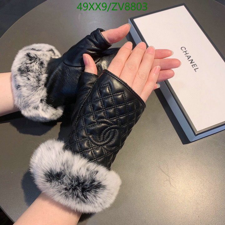 Gloves-Chanel, Code: ZV8803,$: 49USD