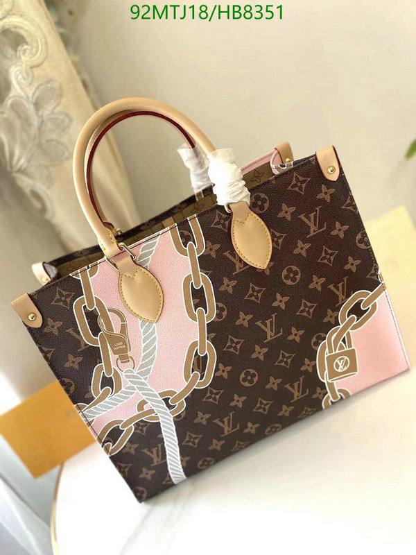 LV Bags-(4A)-Handbag Collection-,Code: HB8351,$: 92USD