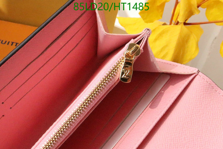 LV Bags-(Mirror)-Wallet-,Code: HT1485,$: 85USD