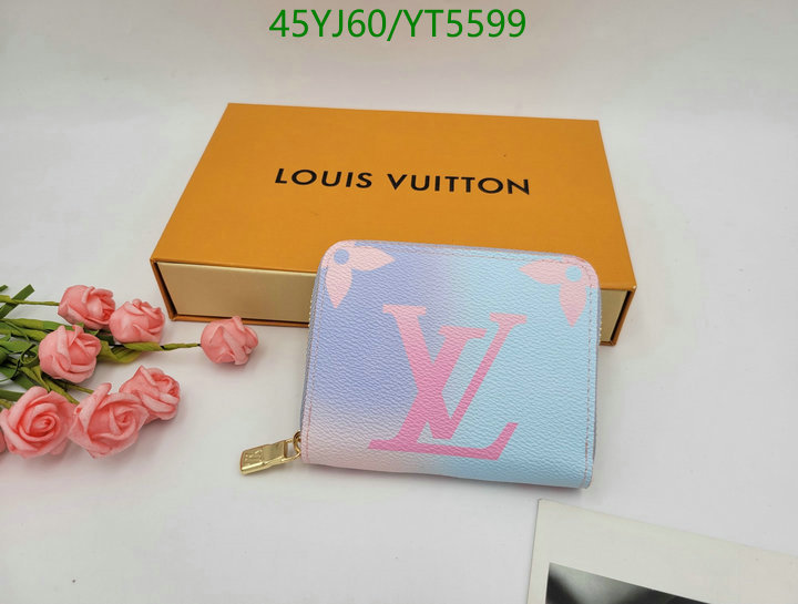 LV Bags-(4A)-Wallet-,Code: YT5599,$: 45USD