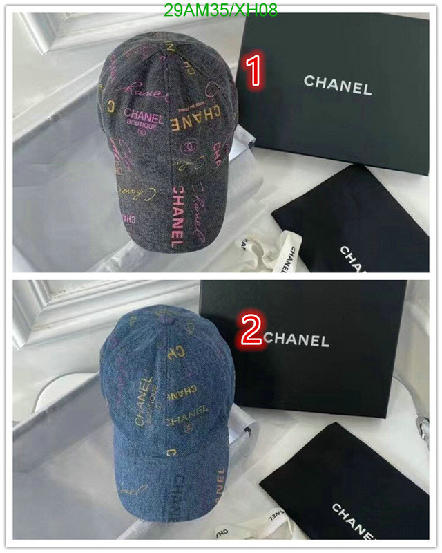 Cap -(Hat)-Chanel, Code: XH08,$: 29USD