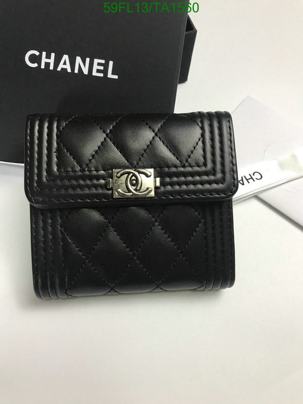 Chanel Bags ( 4A )-Wallet-,Code: TA1560,$: 59USD