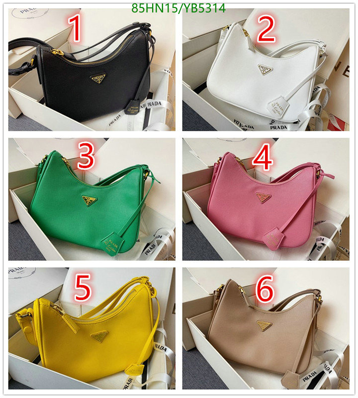 Prada Bag-(4A)-Re-Edition 2000,Code: YB5314,$: 85USD