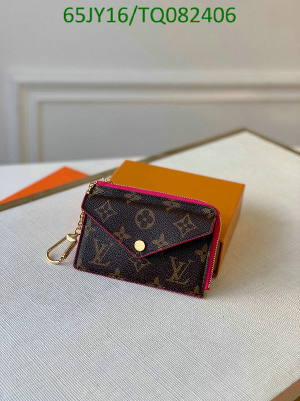 LV Bags-(Mirror)-Wallet-,Code: TQ082406,$: 65USD