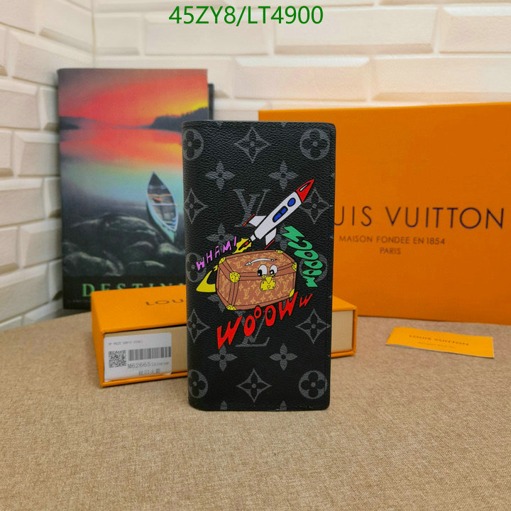 LV Bags-(4A)-Wallet-,Code: LT4900,$: 45USD