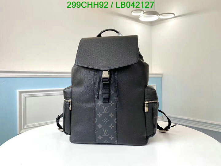 LV Bags-(Mirror)-Backpack-,Code: LB042127,$: 299USD