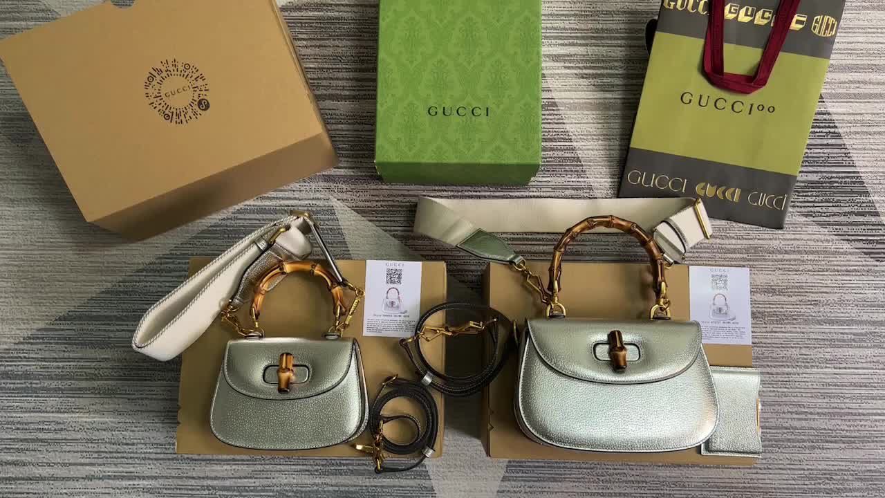 Gucci Bag-(Mirror)-Diana-Bamboo-,Code: LB8176,