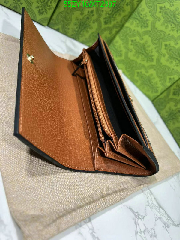 Gucci Bag-(4A)-Wallet-,Code: XT2687,$: 55USD