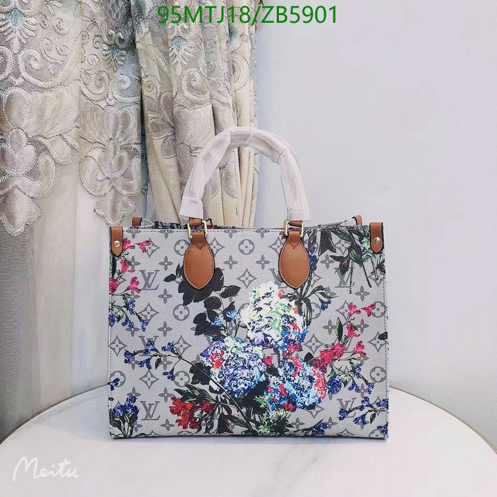 LV Bags-(4A)-Handbag Collection-,Code: ZB5901,$: 95USD