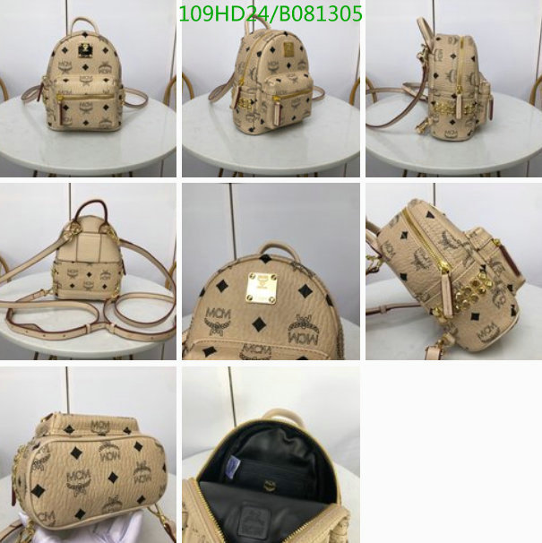 MCM Bag-(Mirror)-Backpack-,Code: B081305,$: 109USD