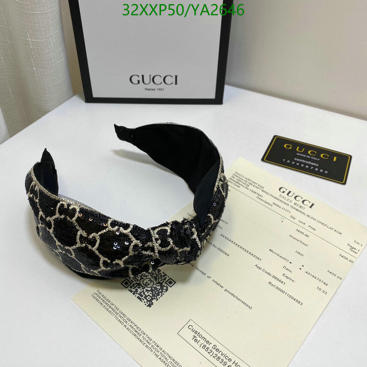 Headband-Gucci, Code: YA2646,$: 32USD