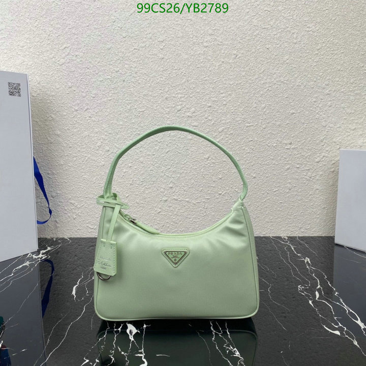 Prada Bag-(Mirror)-Re-Edition 2000,Code: YB2789,$: 99USD