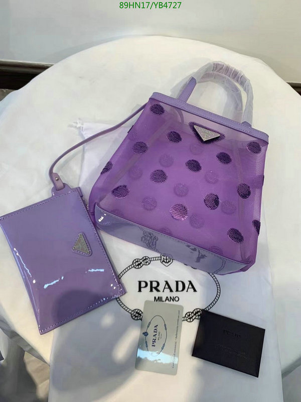 Prada Bag-(4A)-Handbag-,Code: YB4727,$: 89USD