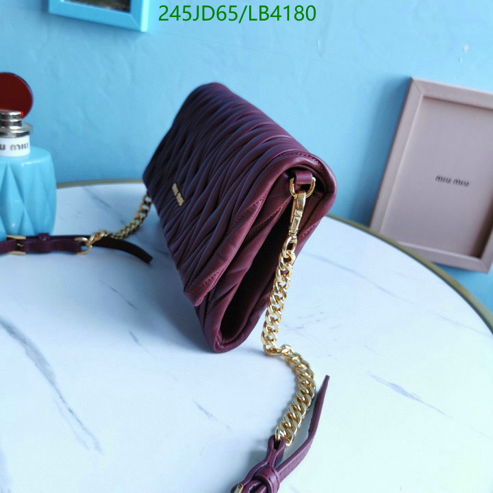 Miu Miu Bag-(Mirror)-Diagonal-,Code: LB4180,$: 245USD