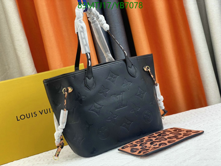 LV Bags-(4A)-Neverfull-,Code: YB7078,$: 89USD