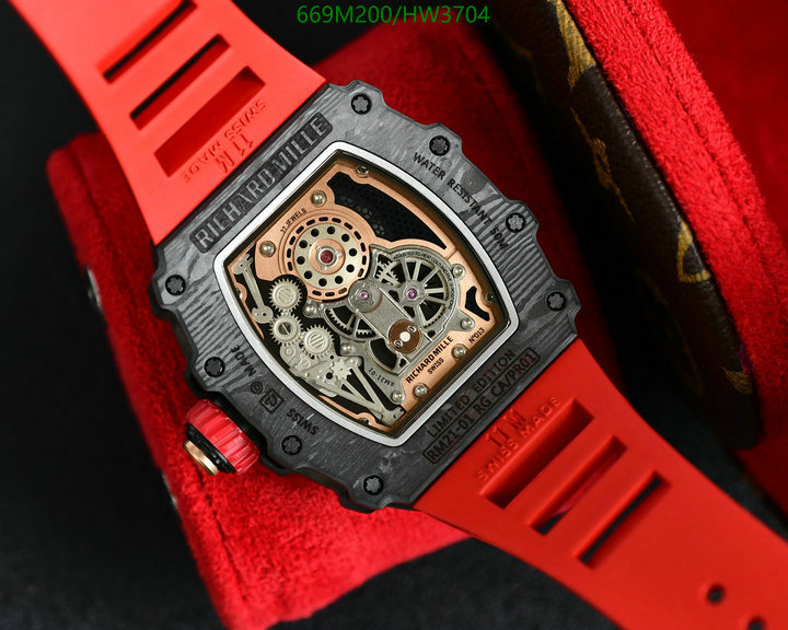 Watch-Mirror Quality-Richard Mille, Code: HW3704,$: 669USD