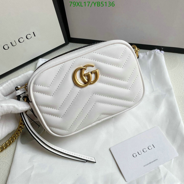 Gucci Bag-(4A)-Marmont,Code: YB5136,$: 79USD