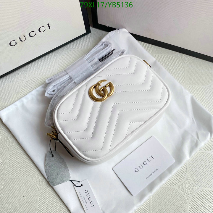 Gucci Bag-(4A)-Marmont,Code: YB5136,$: 79USD